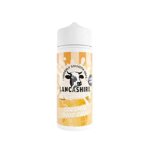 The Lancashire Creamery Ice Caramel Choo Choo 100ml Shortfill