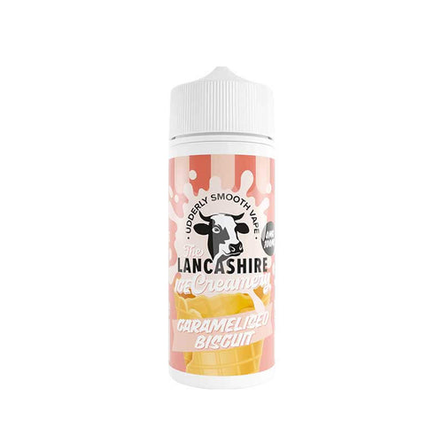 The Lancashire Creamery Ice Caramelised Biscuit 100ml Shortfill