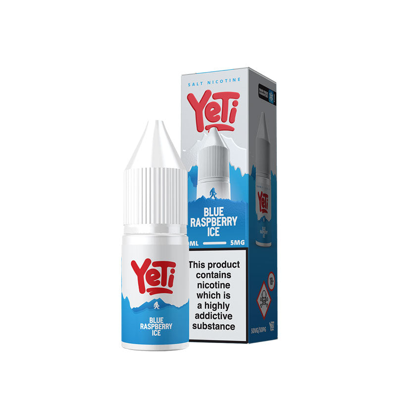 Yeti Summit Blue Raspberry Ice Nic Salt E-liquid | Vapestore UK