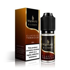 vapouriz premium classic tobacco 10ml e-liquid